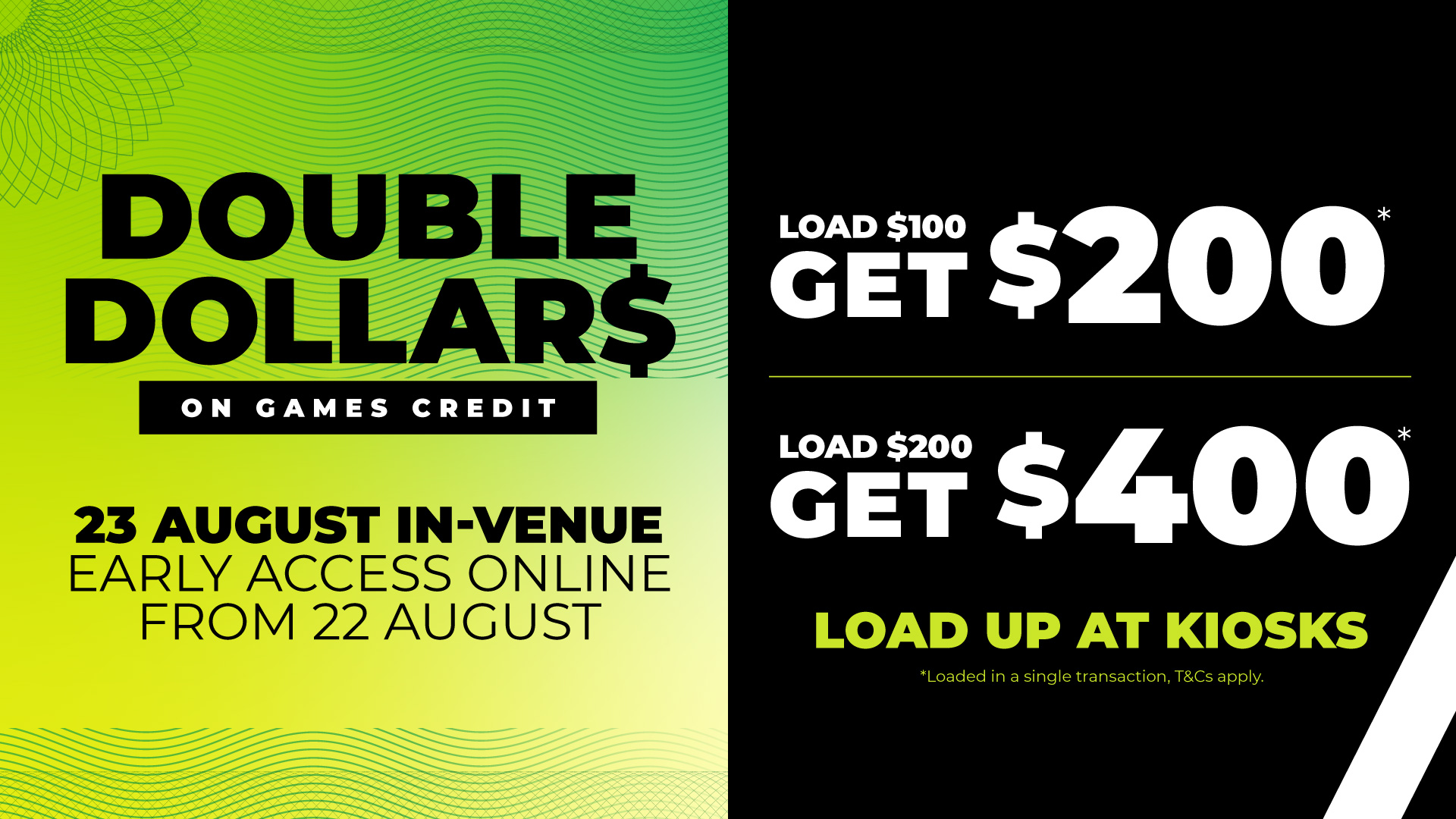 Double Dollars at Kingpin Play