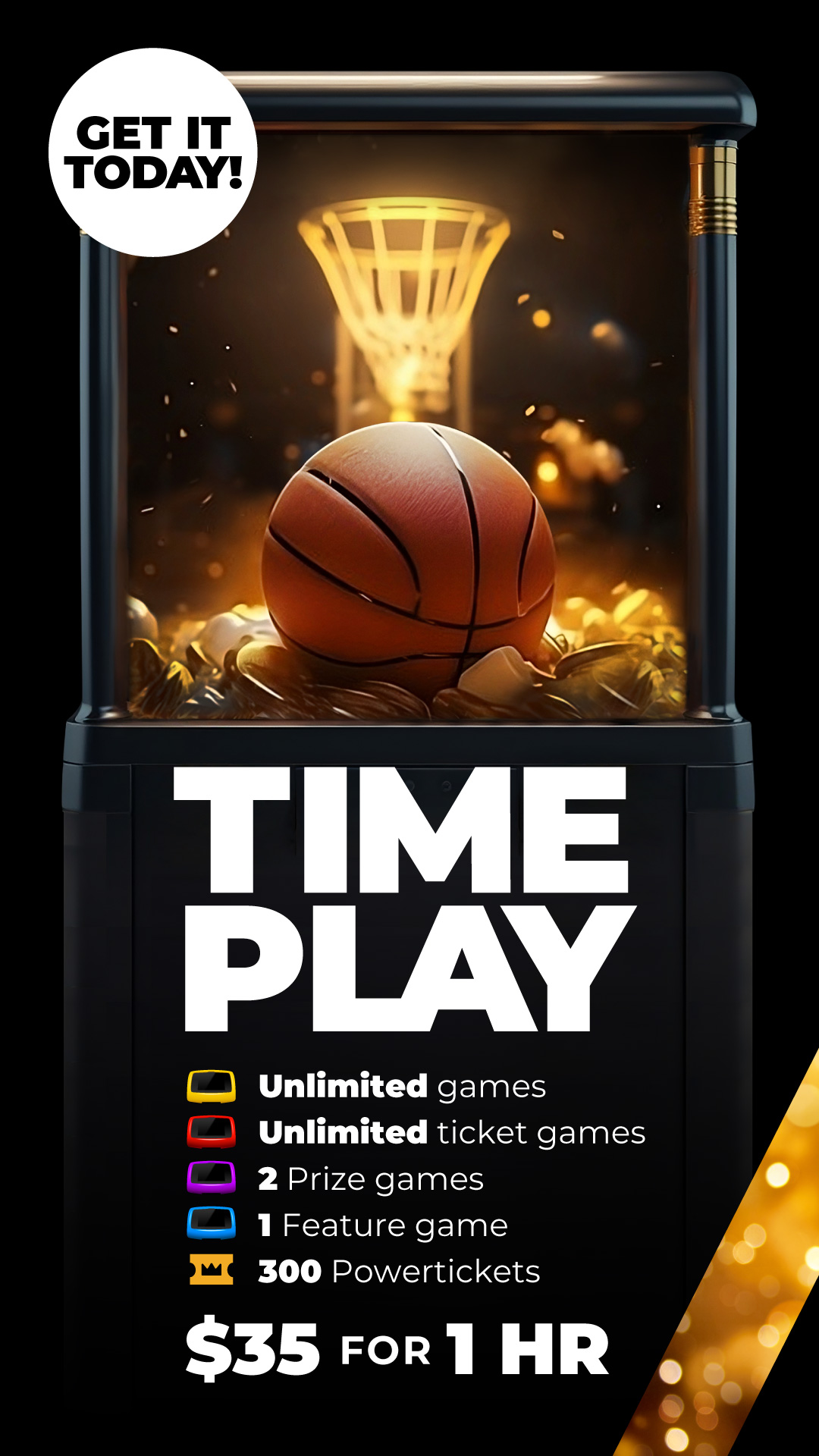 Time play package at Kingpin