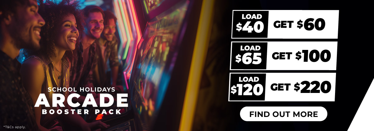 Arcade booster at kingpin queenstown