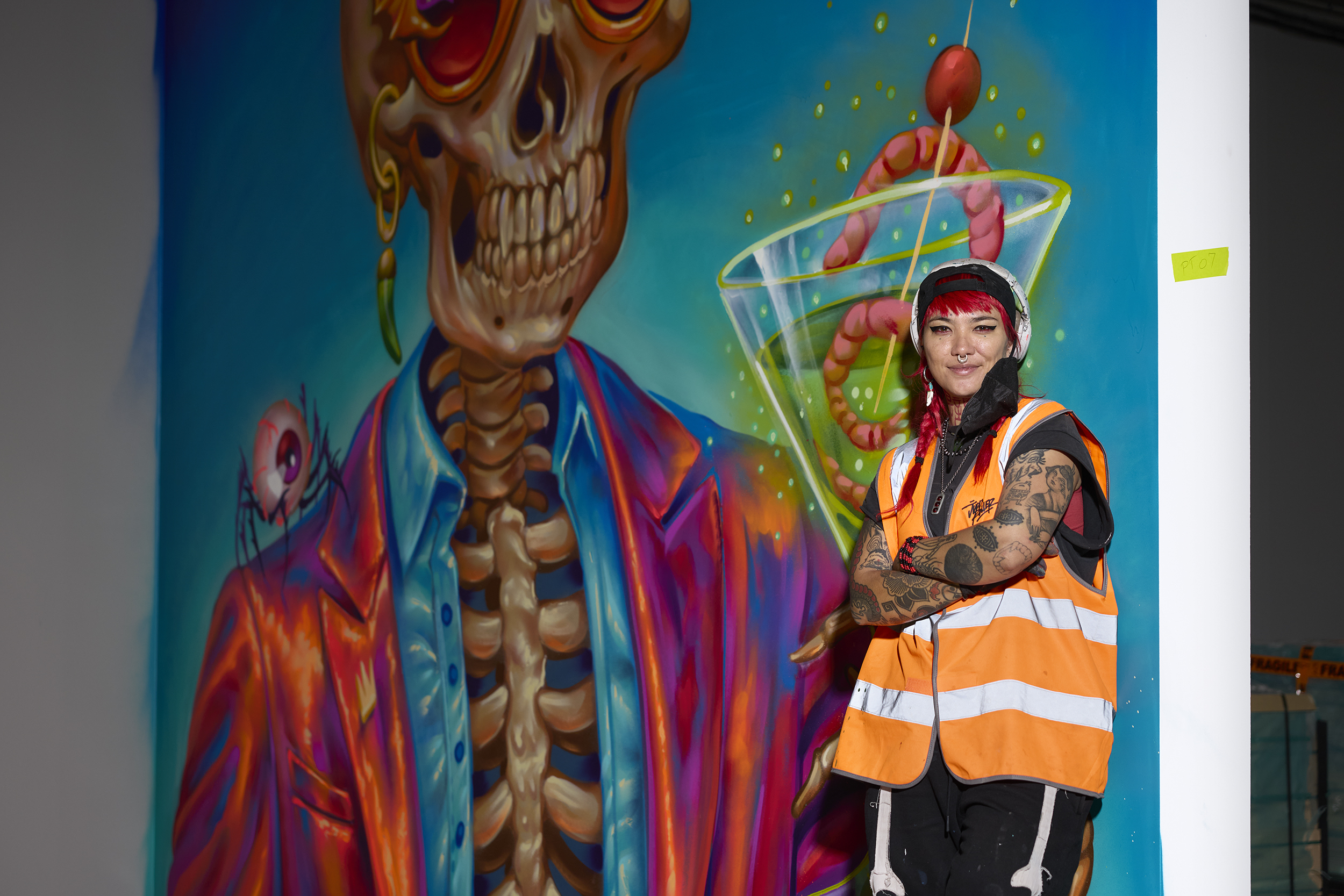 Lauren's Mural in Kingpin Melbourne