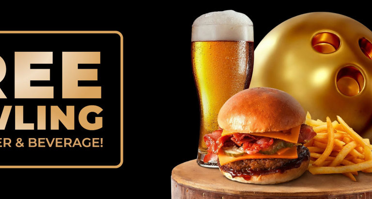 Free Bowling with Beer & Burger
