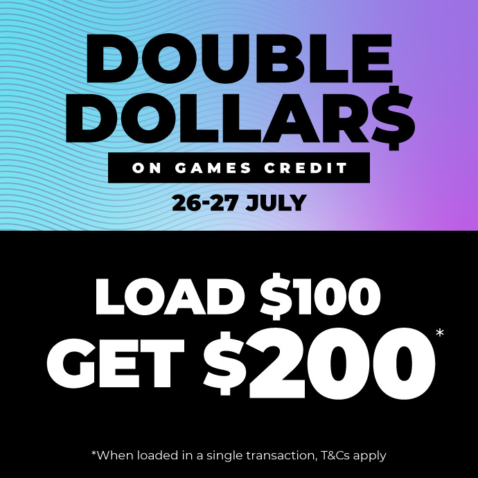 DOUBLE DOLLARS Games Credit Loads